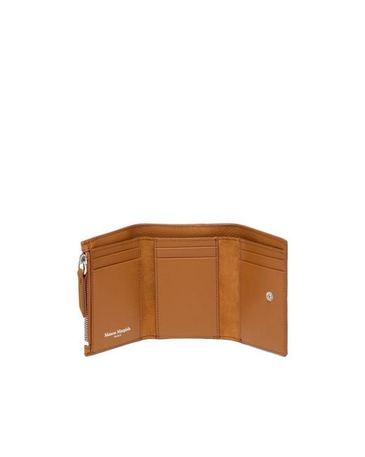 Maison Margiela Brown Stitch Detail Wallet
