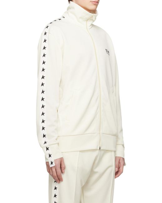 Golden Goose Deluxe Brand Natural Star Tape Zipped Jacket for men