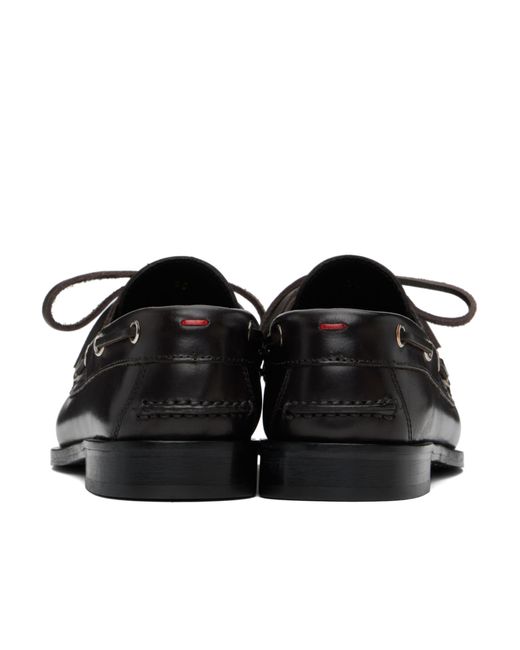 Aeyde Black Pleated Loafers