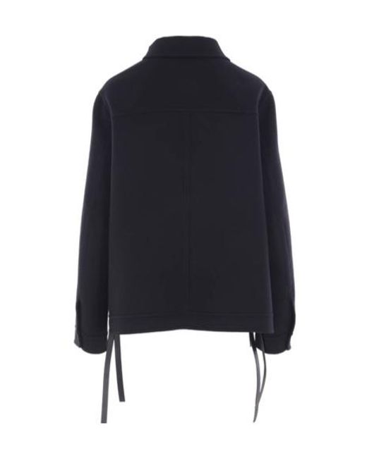 Loewe Blue Button-Fastening Multi-Pocket Jacket