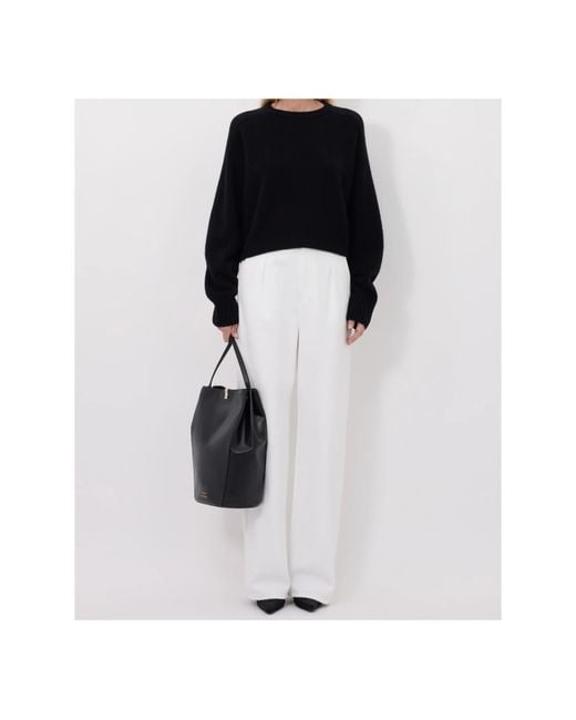 Loulou de Saison Black Bruzzi Crewneck Jumper