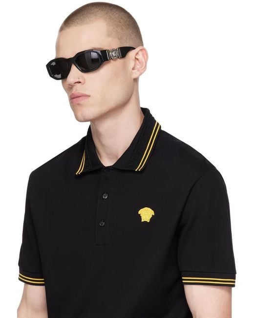 Versace White Logo Details Sunglasses for men