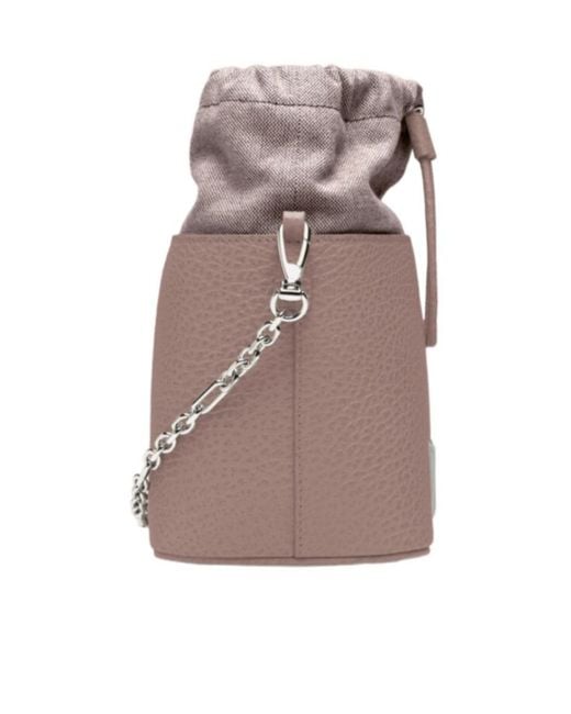 Maison Margiela Gray 5Ac Drawstring Bucket Bag