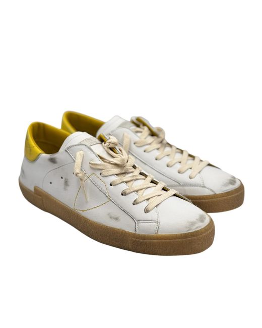 Philippe Model Multicolor Round Head Low-Cut Casual Shoes for men