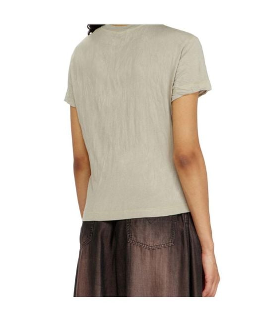 DIESEL Natural Graphic-Print Cotton T-Shirt