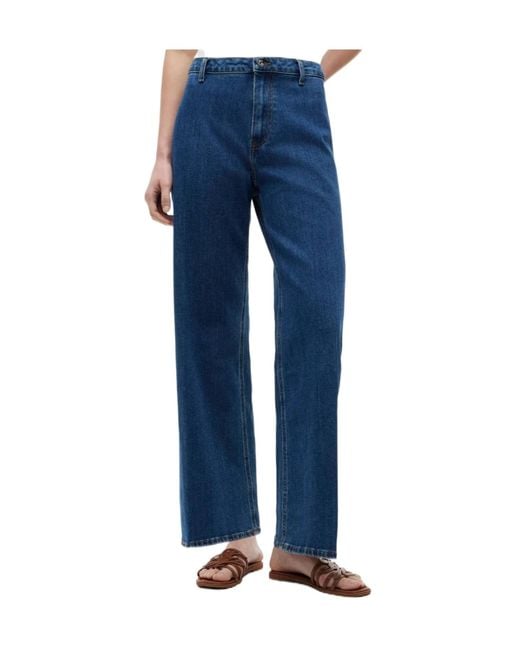 Tommy Hilfiger Blue Rian Wide-Leg Jeans