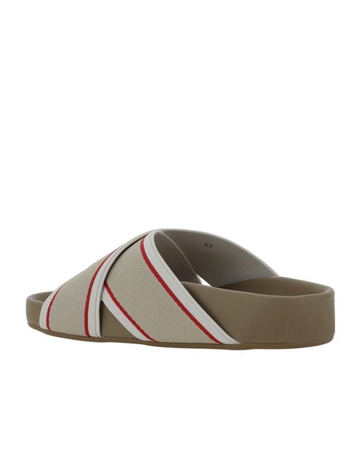 Christian Louboutin Brown Logo Slippers
