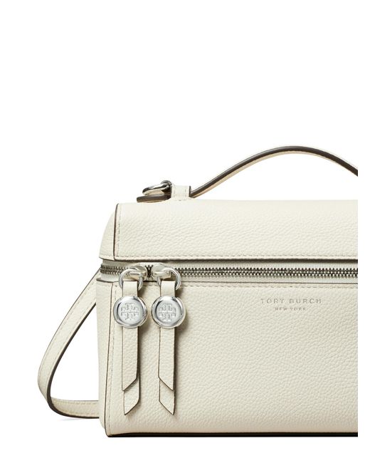Tory Burch Metallic Romy Slim Top Handle Bag