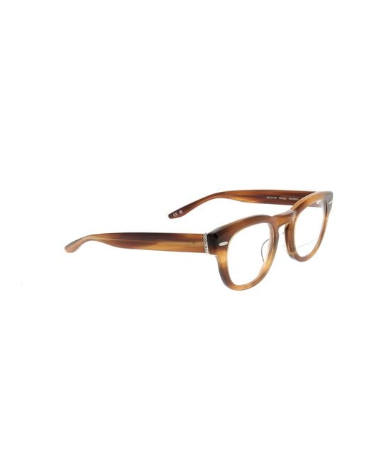 Barton Perreira Brown Demarco Oval Frame Glasses for men
