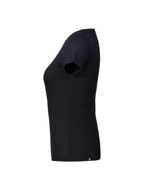 Armani Jeans Black Round-Necked Logo T-Shirt