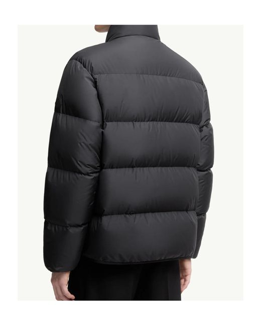 Moncler Black Erterle Zip-Up Puffer Jacket for men