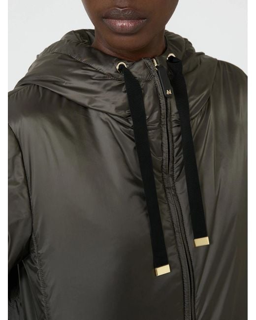 Max Mara Green Padded Hooded Jacket