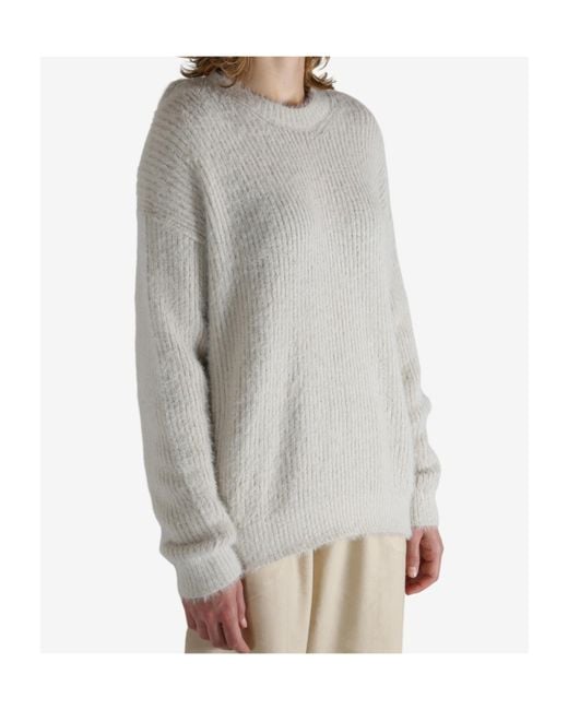 Uma Wang Gray Round Neck Top