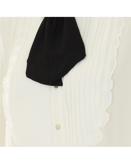 Aniye By White Pleated Shirt