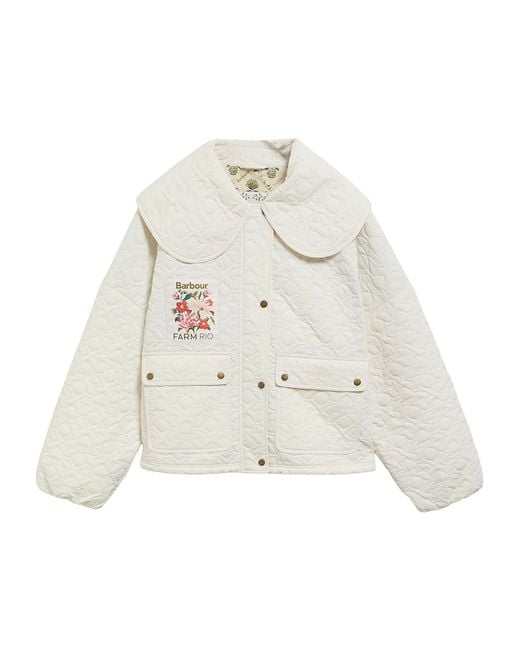 Barbour White Farm Rio Lotus Quilted Jacket