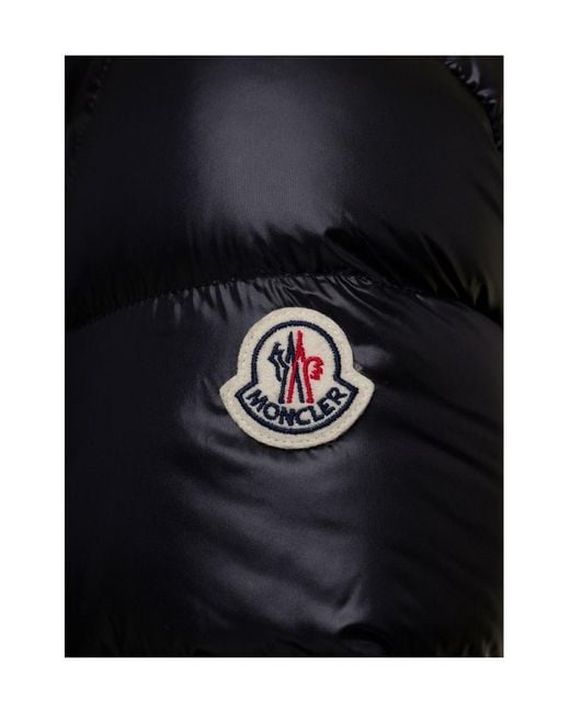 Moncler Black Hooded Down Jacket