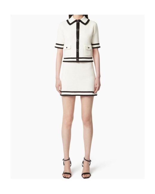 Nina Ricci Multicolor Tweed Mini Skirt