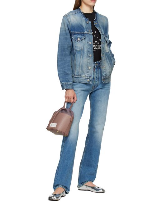 Maison Margiela Blue Straight-Leg Jeans for men