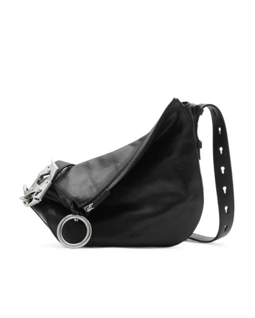 Burberry Black Knight Small Leather Shoulder Bag