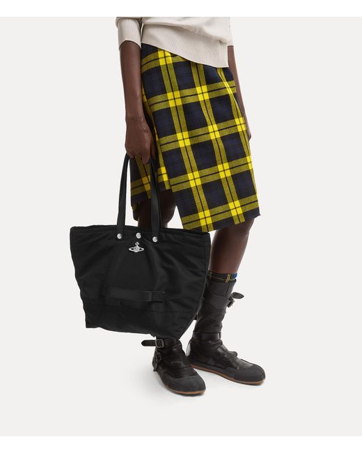 Vivienne Westwood Black Utility Small Shopper Bag