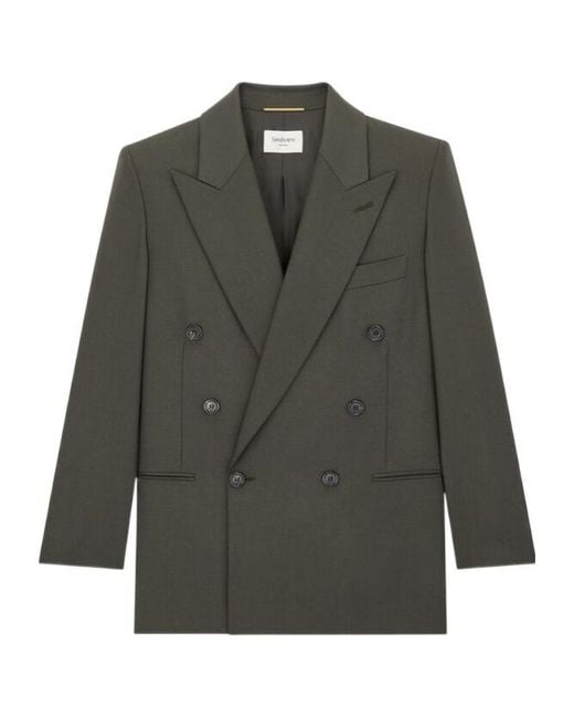 Saint Laurent Green Short Jacket