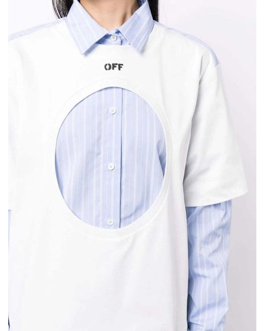 Off-White c/o Virgil Abloh White Long-Sleeved Shirt