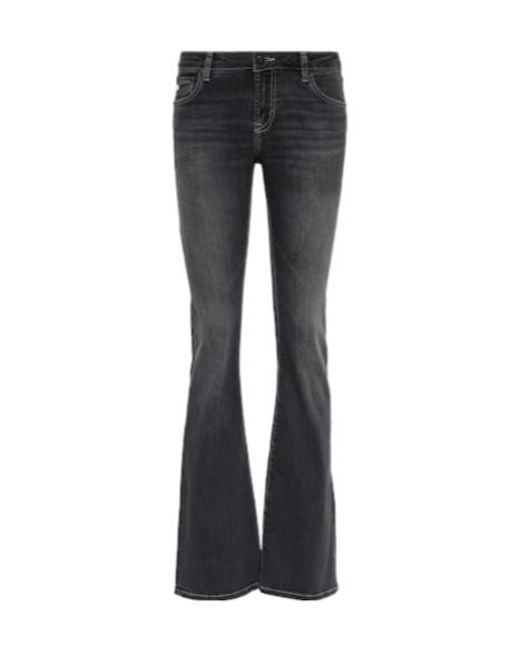 AG Jeans Black Mid-Rise Bootcut Jeans