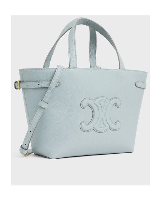 Céline Blue Mini Logo Shoulder Bag