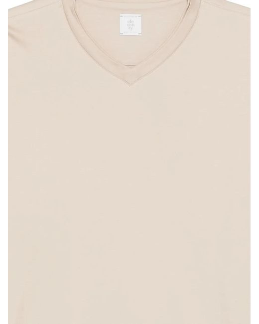 Eleventy White V-Neck T-Shirt for men
