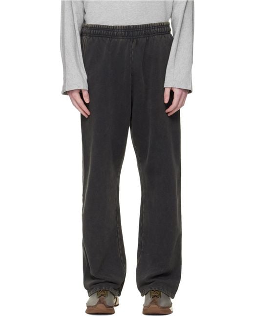 Entire studios Gray Straight-Leg Elastic Waistband Sweatpants for men