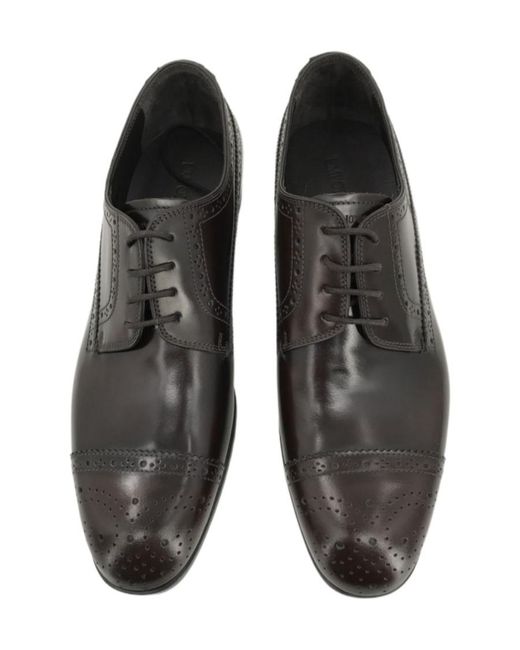 Emporio Armani Black Logo Business Casual Shoes for men
