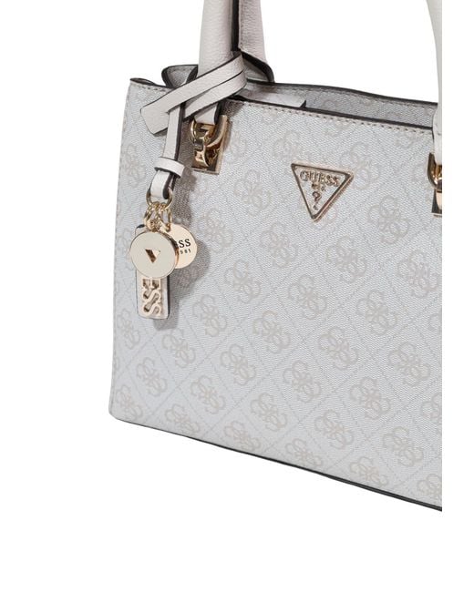 Guess White Double-Handled Shoulder Bag