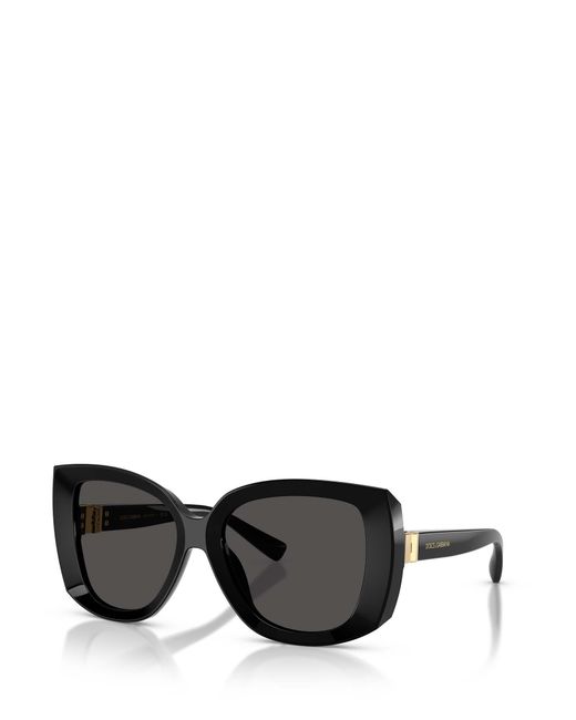 Dolce & Gabbana Black Eyewear Square Frame Sunglasses