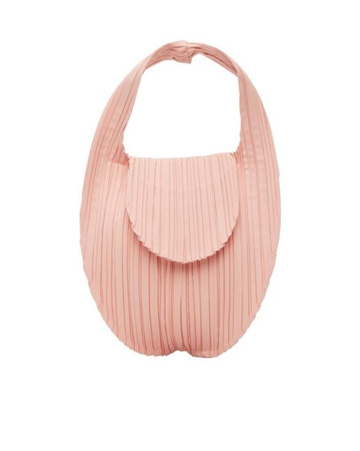 Pleats Please Issey Miyake Pink Pleated Tote Bag