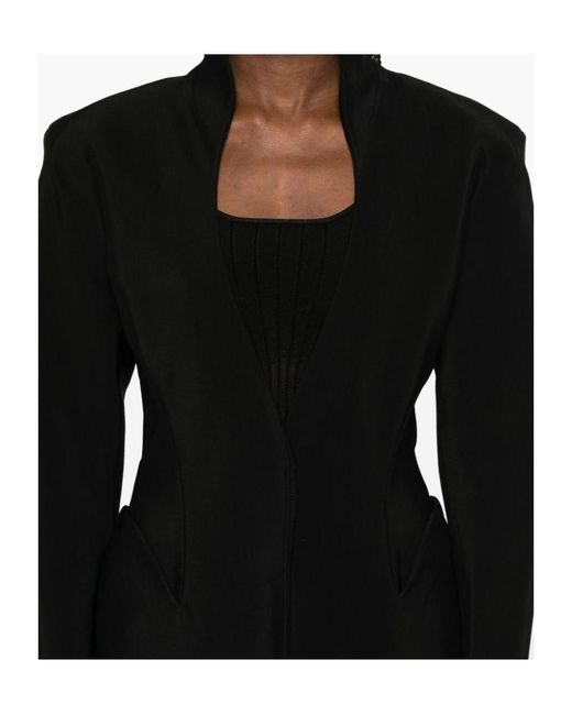 Mugler Black Sculptural Jacket
