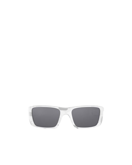 Oakley White Rectangular Sunglasses for men