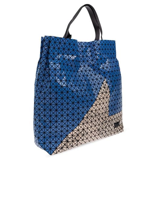 Issey Miyake Blue Cart S Autobahn Geometric Tote Bag for men