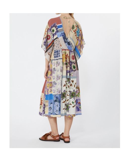 Weekend by Maxmara White Wkdnome V-Neck Midi Dress
