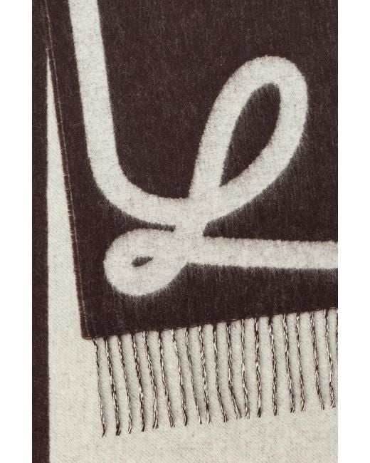 Loewe Multicolor Wool And Cashmere Scarf
