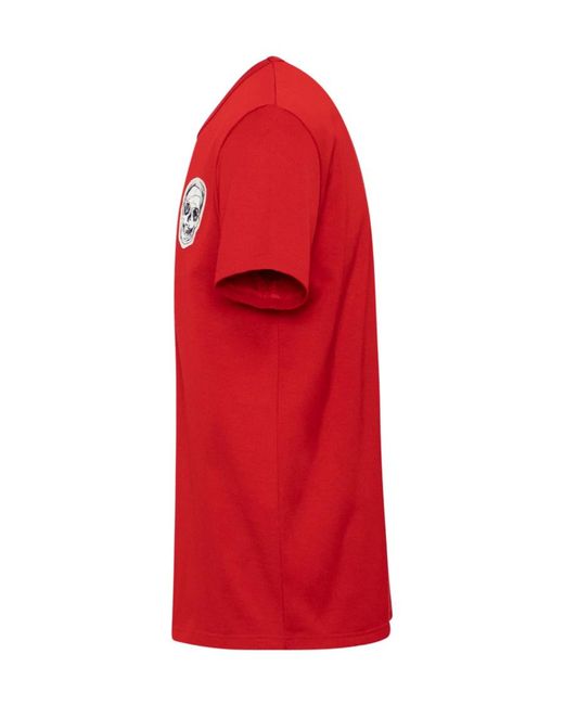 McQueen Red Logo Short-Sleeved T-Shirt for men