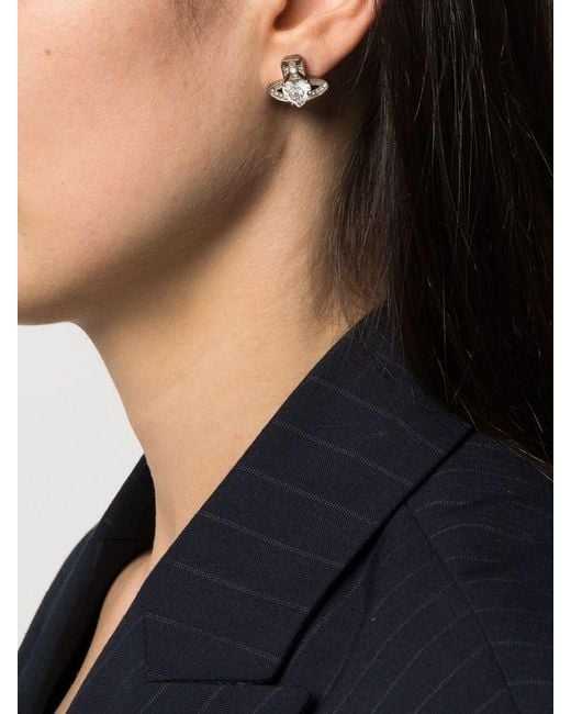Vivienne Westwood White Ariella Earrings