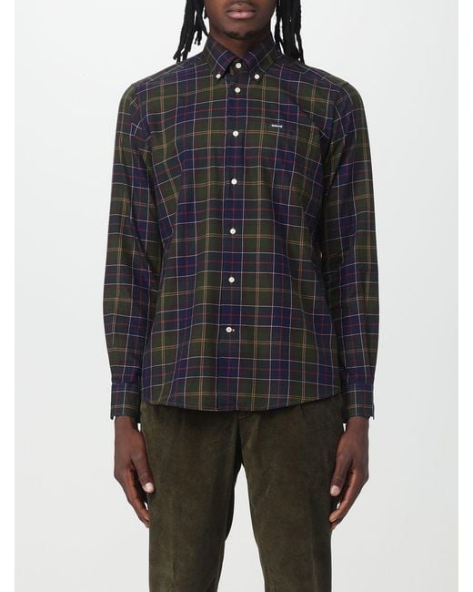 Barbour Black Wetheram Check Shirt for men