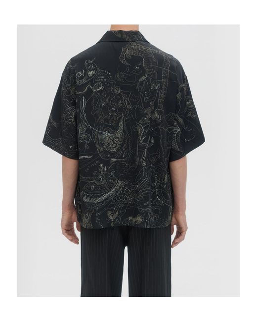 DOMREBEL Black Utopia Shirt for men