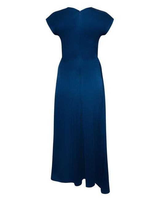 Victoria Beckham Blue Midi Dresses