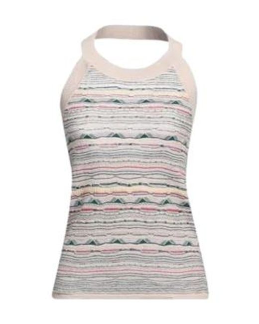 Isabel Marant White Halter Sleeveless Knit Vest