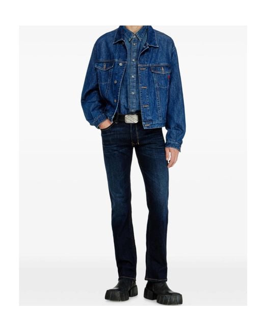 DIESEL Blue 1985 Larkee Straight-Leg Jeans for men