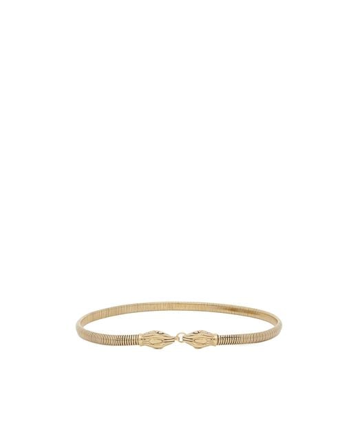 Chloé White Chloé Animal Patterned Belt