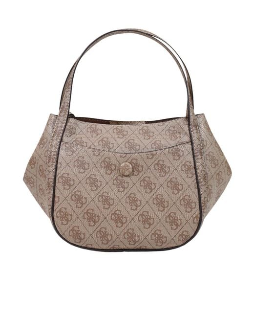 Guess Gray Double-Handled Shoulder Bag