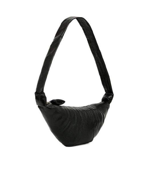 Lemaire Black Medium Croissant Bag