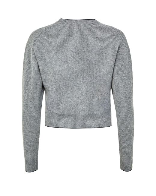 Chloé Gray Logo Sweater